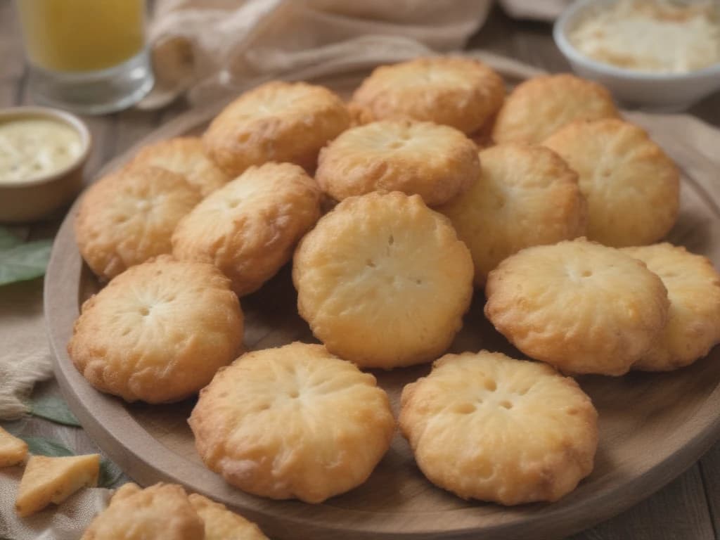 Aperitivos Deliciosos: Bolinho de Aipim com Queijo