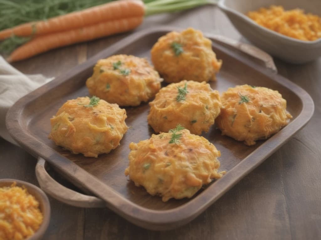 Bolinho de Cenoura com Gergelim