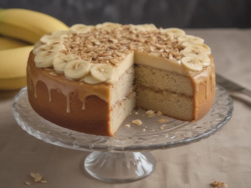 Bolo de Banana com Aveia e Mel: Delícia Saudável