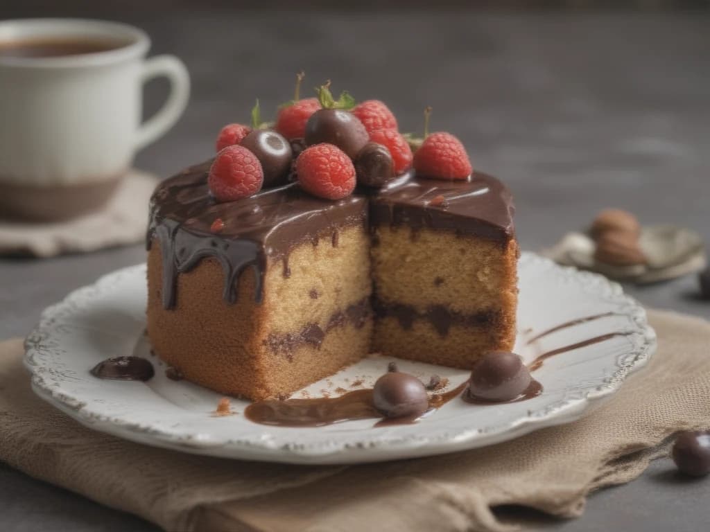 Bolo Quente com Calda de Chocolate Irresistível