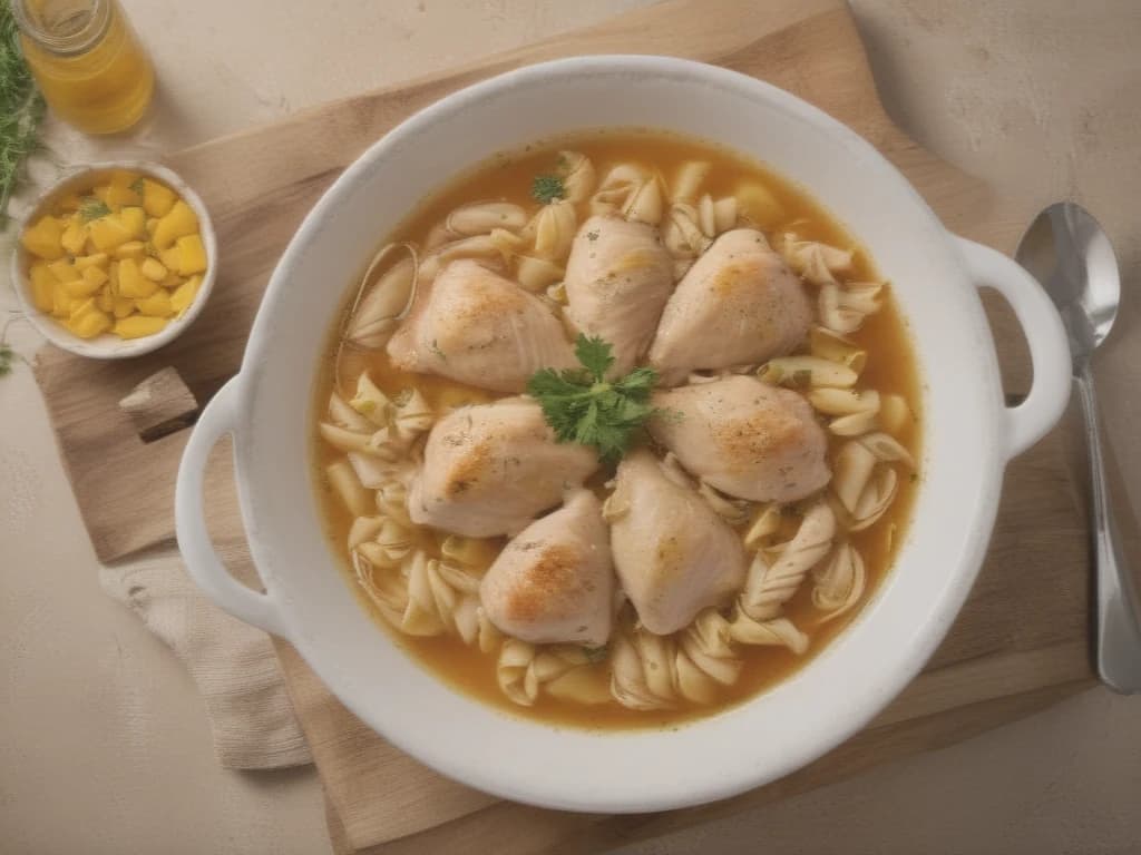 Caldo de Galinha com Macarrão: Conforto em Cada Colher