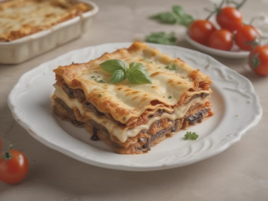 Deliciosa Lasanha de Berinjela para o Jantar