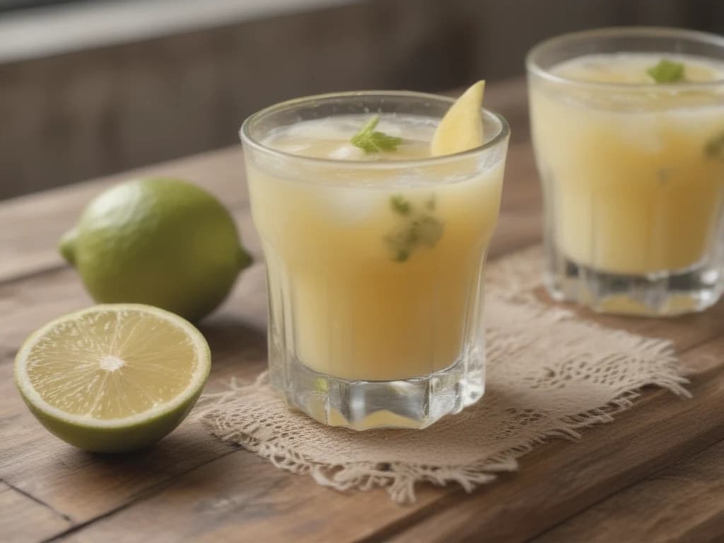 Deliciosa limonada casera helada: ¡Refresco perfecto!