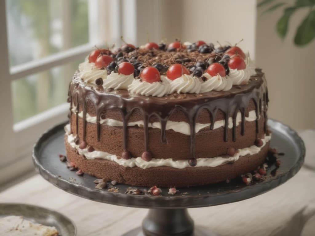Deliciosa Receita de Bolo Black Forest