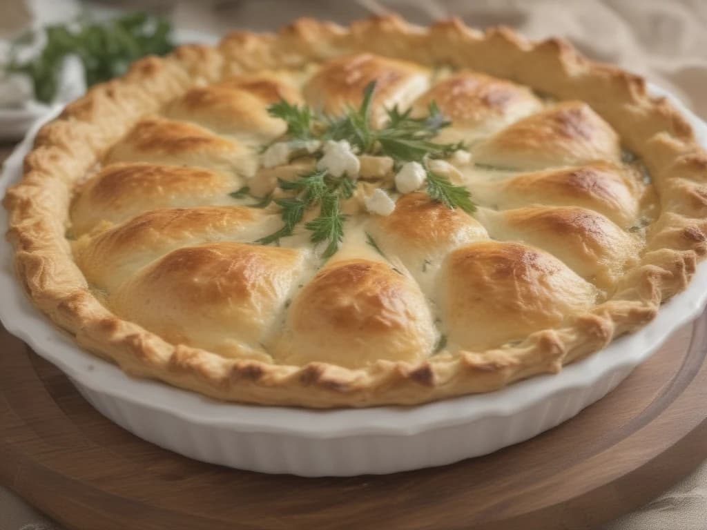 Deliciosa Torta Salgada de Frango com Requeijão