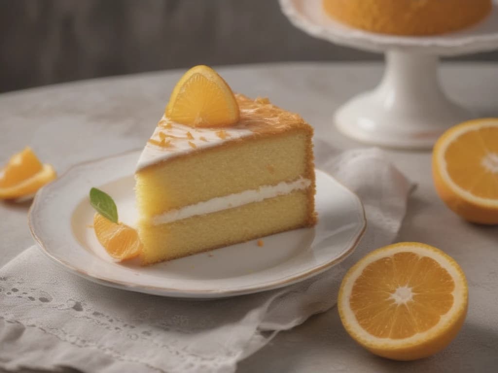 Delicioso Bolo Chiffon de Laranja