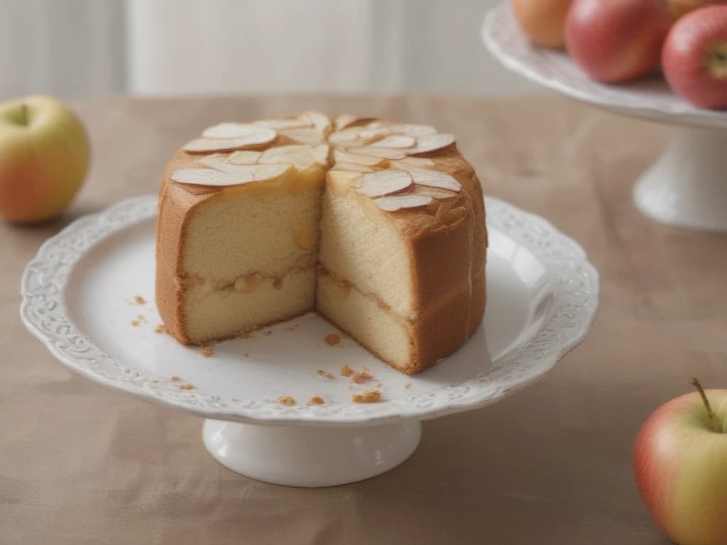 Delicioso Bolo de Maçã com Canela para Apreciar