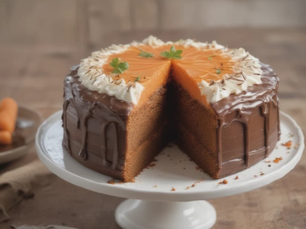 Uma Tarde Deliciosa: Receita de Bolo de Cenoura com Cobertura de Chocolate