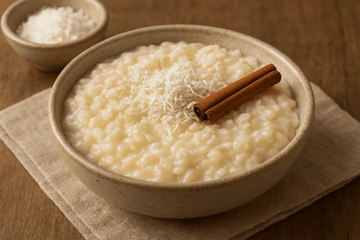 Arroz Doce com Coco