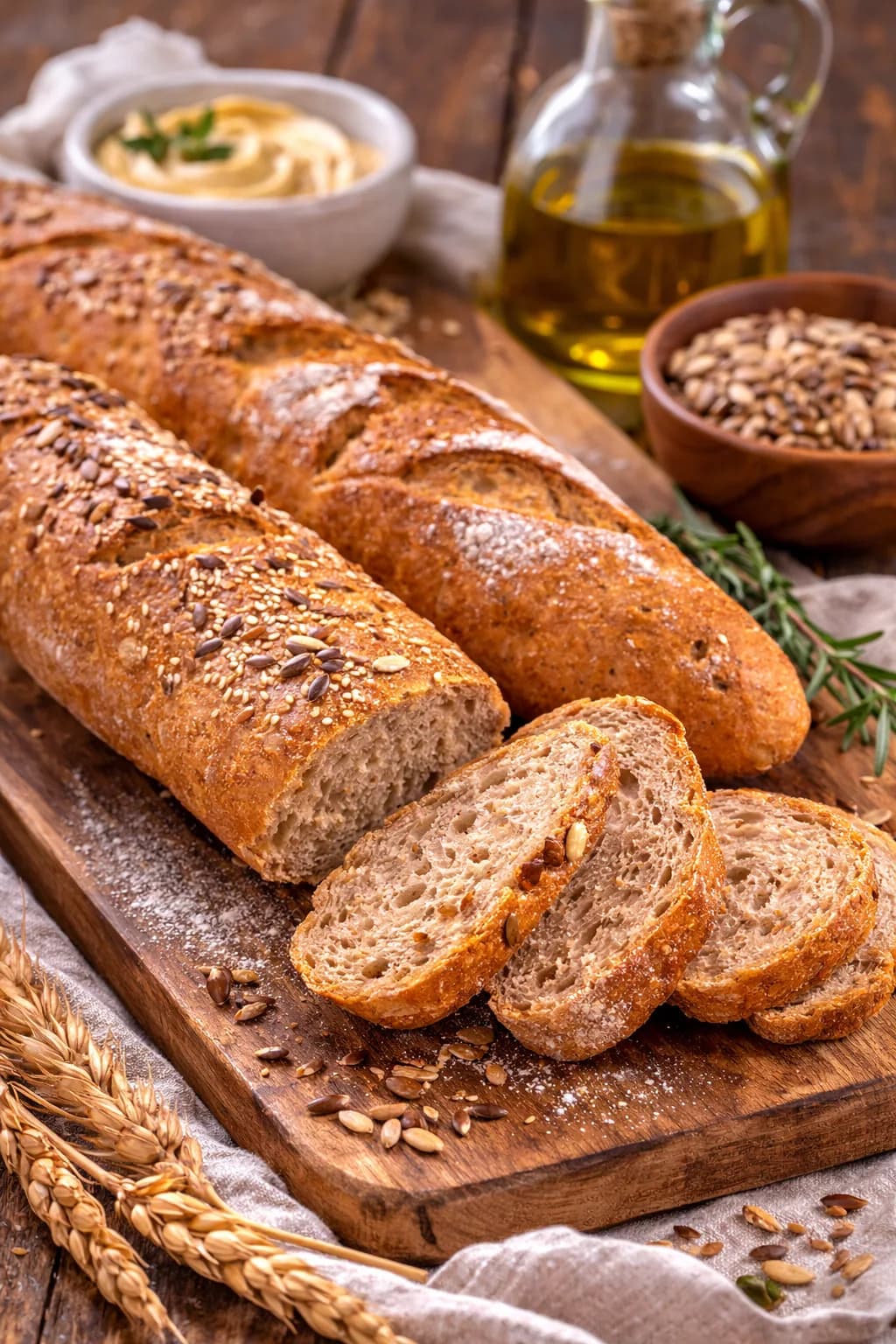 Baguete Integral: Sabor e Nutrição em Cada Mordida
