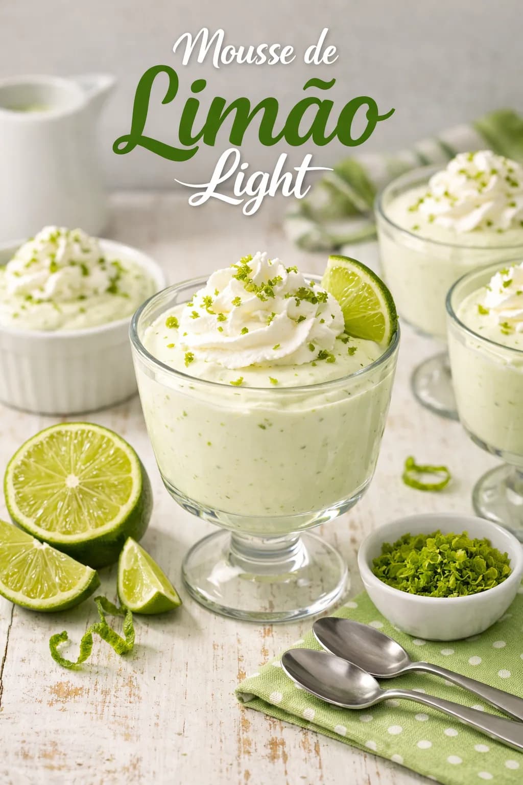 Mousse de Limão Light: Sabor e Leveza em Cada Colher