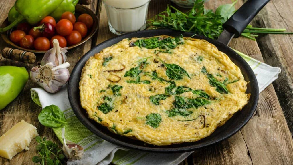 Panqueca Integral de Espinafre com Ricota
