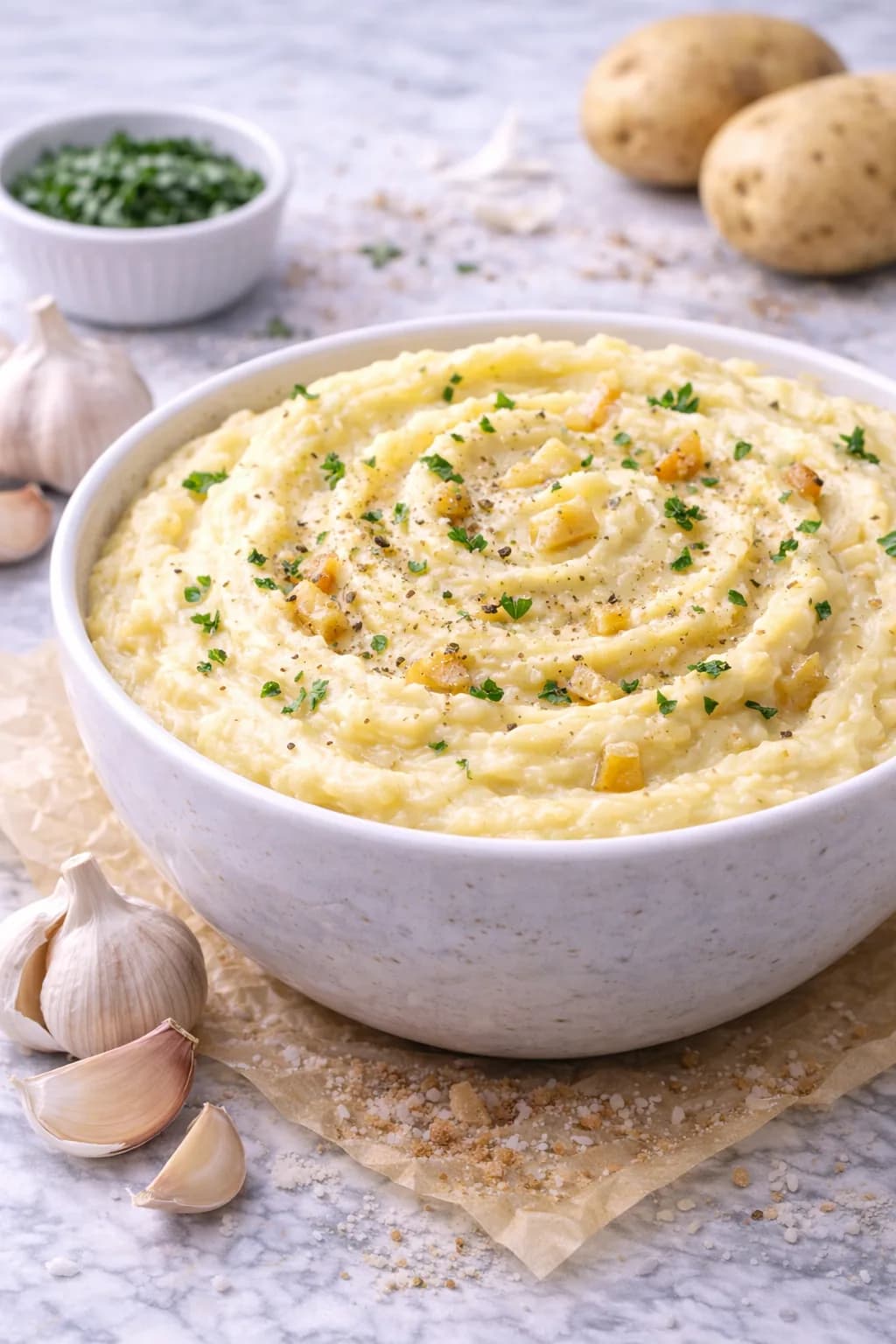 Purê de Batata com Alho: Sabor e Cremosidade para sua Mesa
