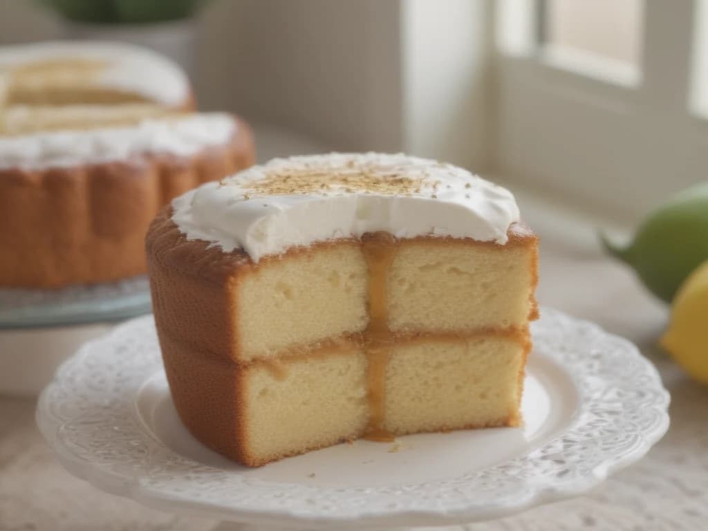 Bolo de Caneca de Baunilha