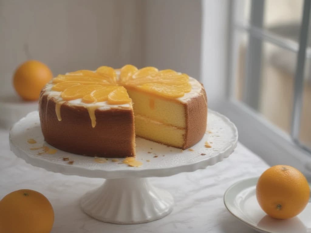 Bolo de Laranja com Amêndoas