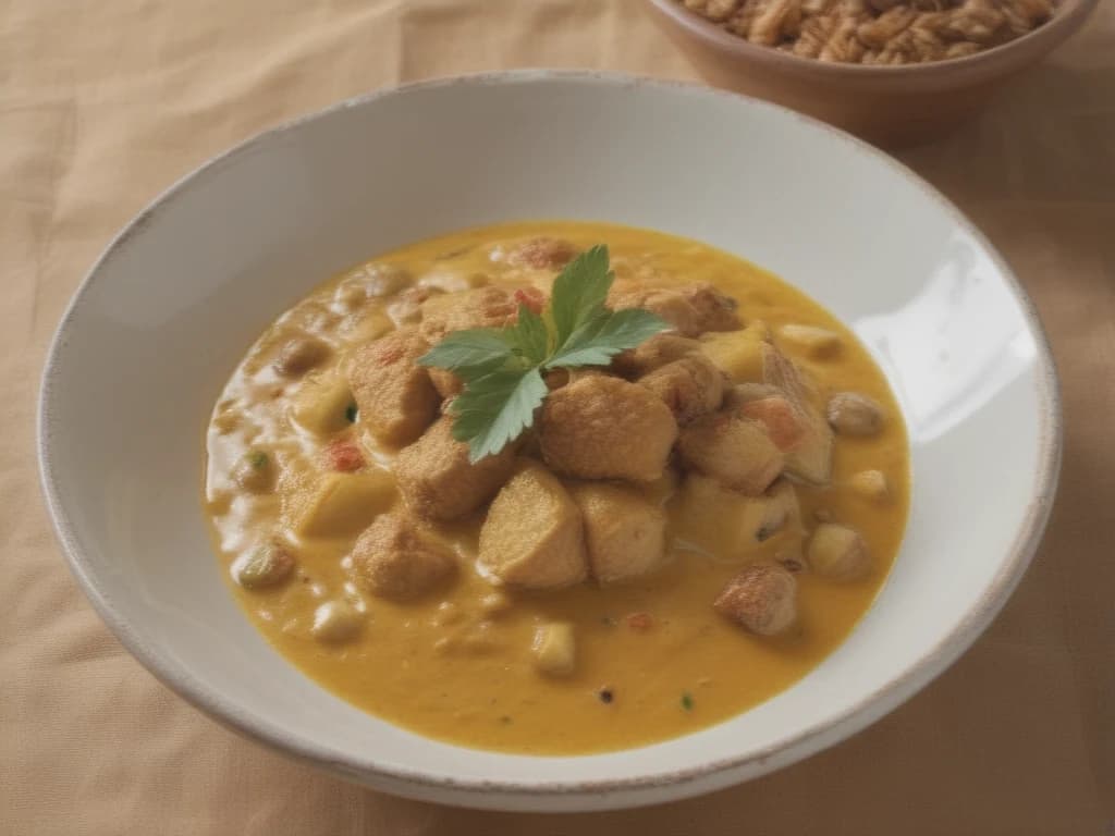 Curry de Grão-de-Bico: Sabor e Saúde em Cada Garfada