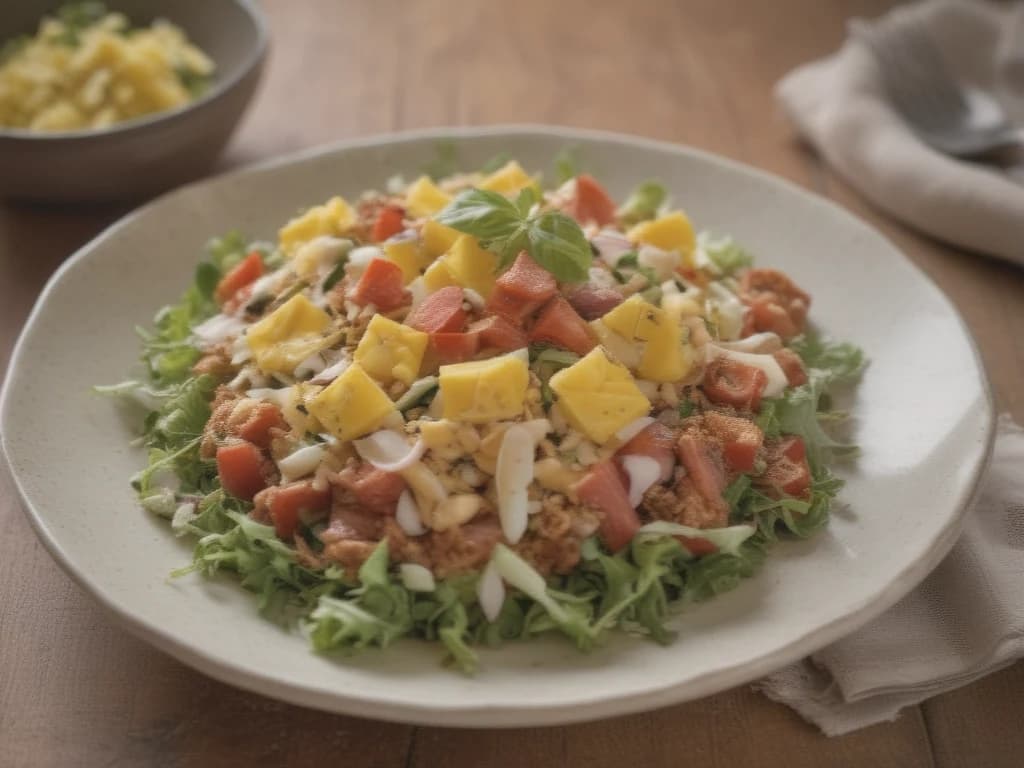 Deliciosa Salada de Grãos: Uma Explosão de Sabor e Saúde