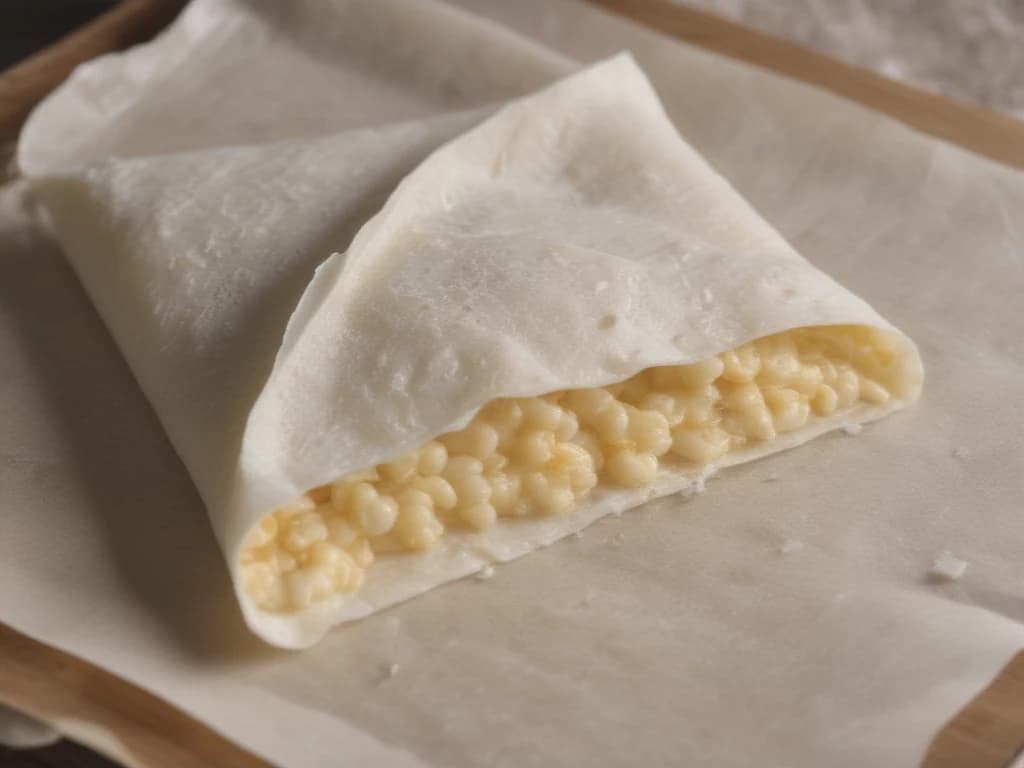 Deliciosa Tapioca Recheada de Frango e Queijo