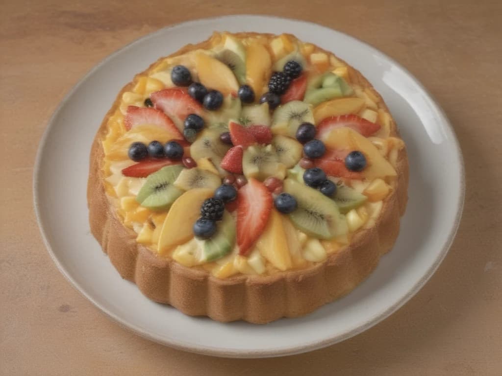Deliciosa Torta Sem Glúten de Frutas