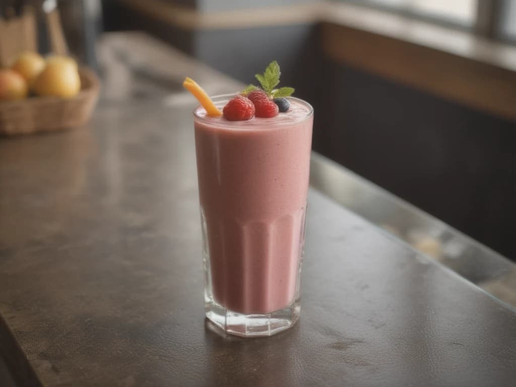 Delicious Creamy Strawberry Smoothie