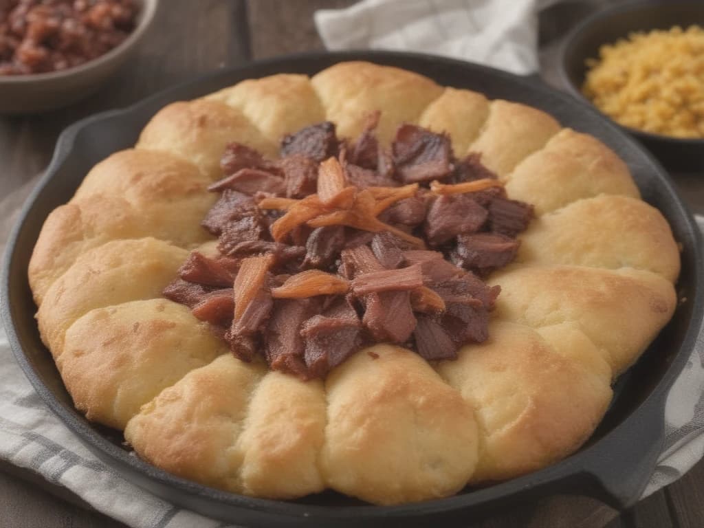 Delicioso Bolinho de Aipim com Carne Seca