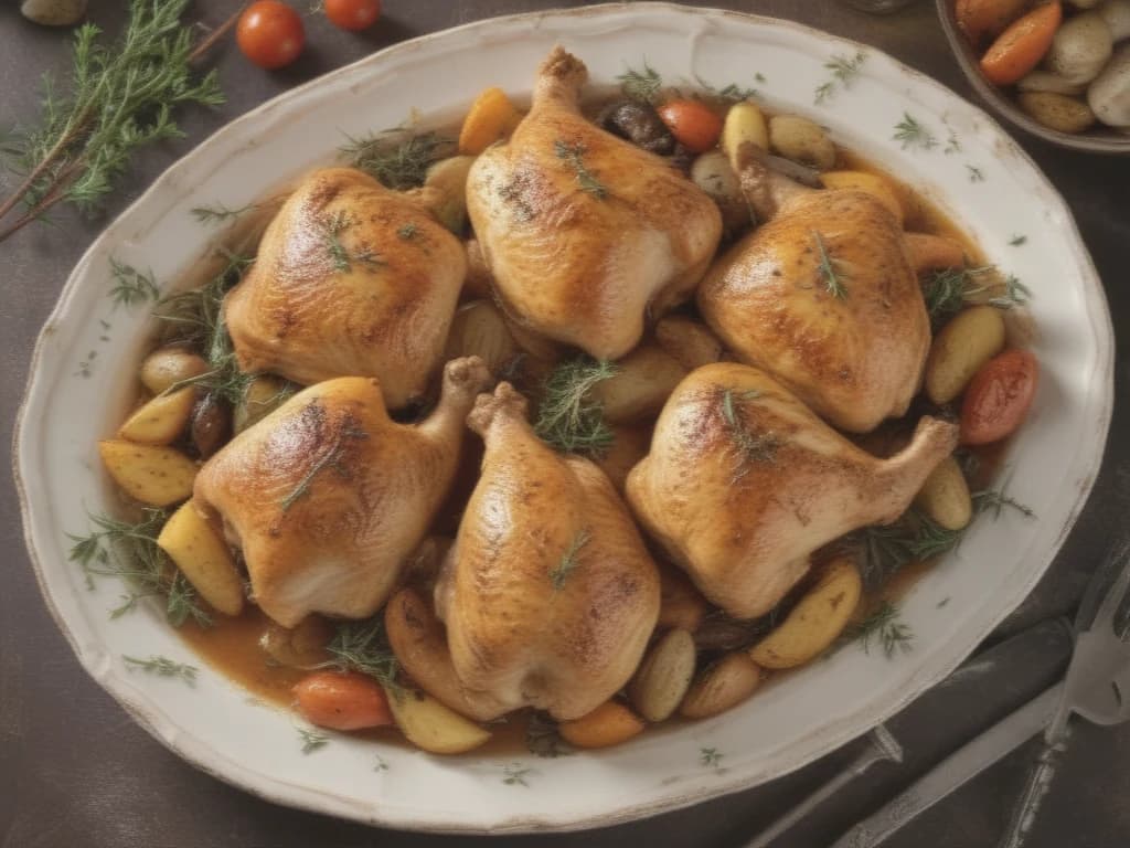 Delicioso Frango Assado com Ervas Finas