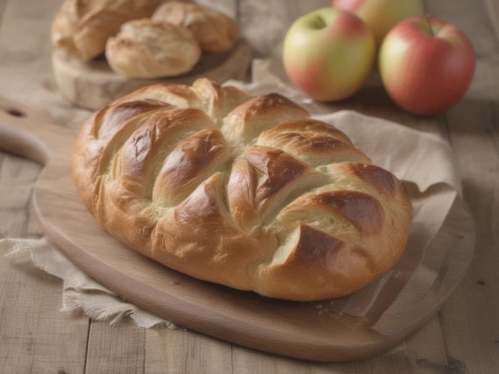 Delicioso Pão de Maçã e Canela