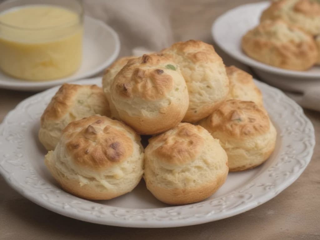 Deliciosos Scones Tradicionais de Queijo