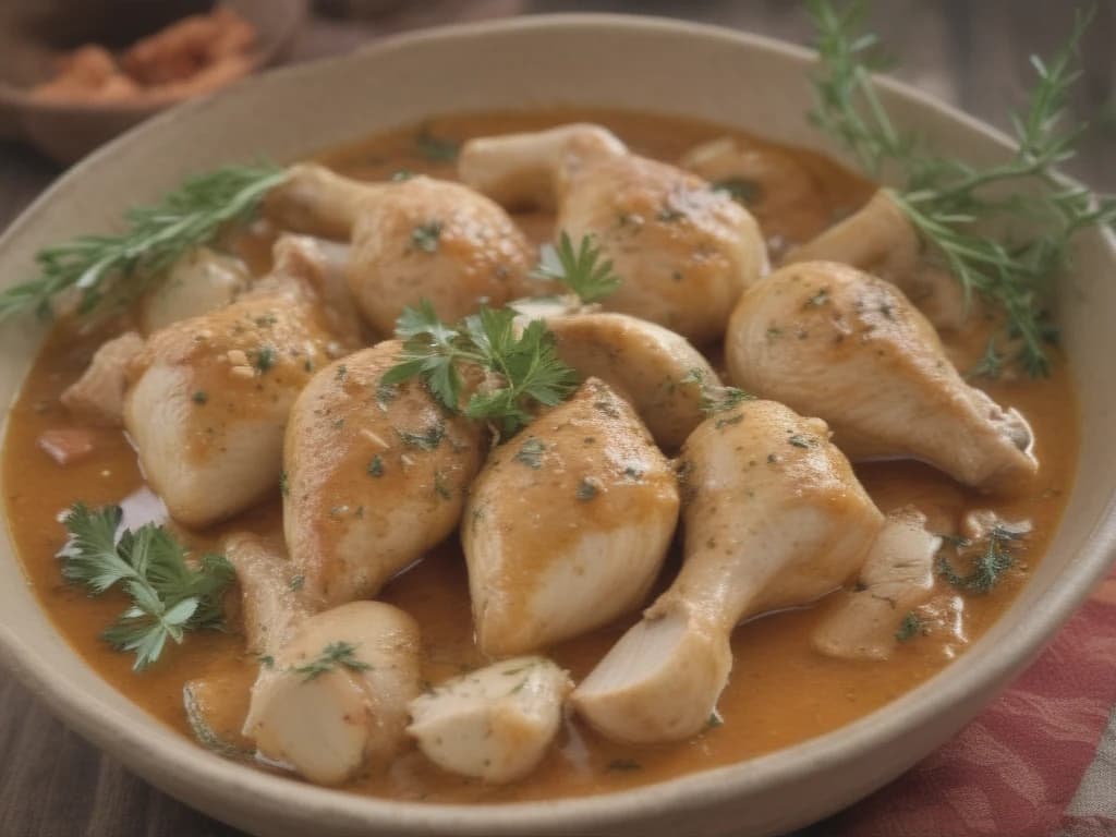 Espetinho de Frango ao Molho de Ervas