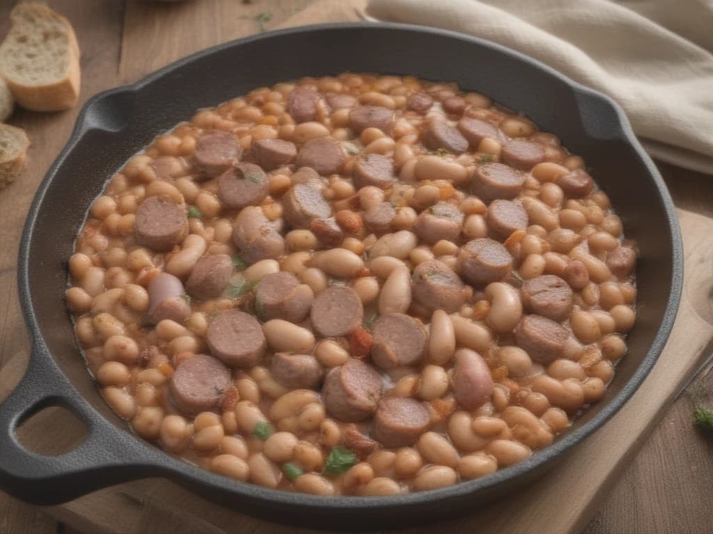 Feijão com Linguiça Toscana: Sabor e Tradição