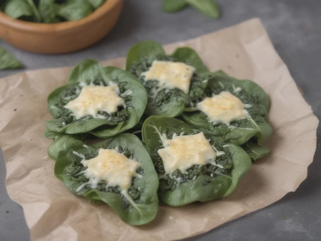 Irresistível Crepe de Espinafre com Queijo