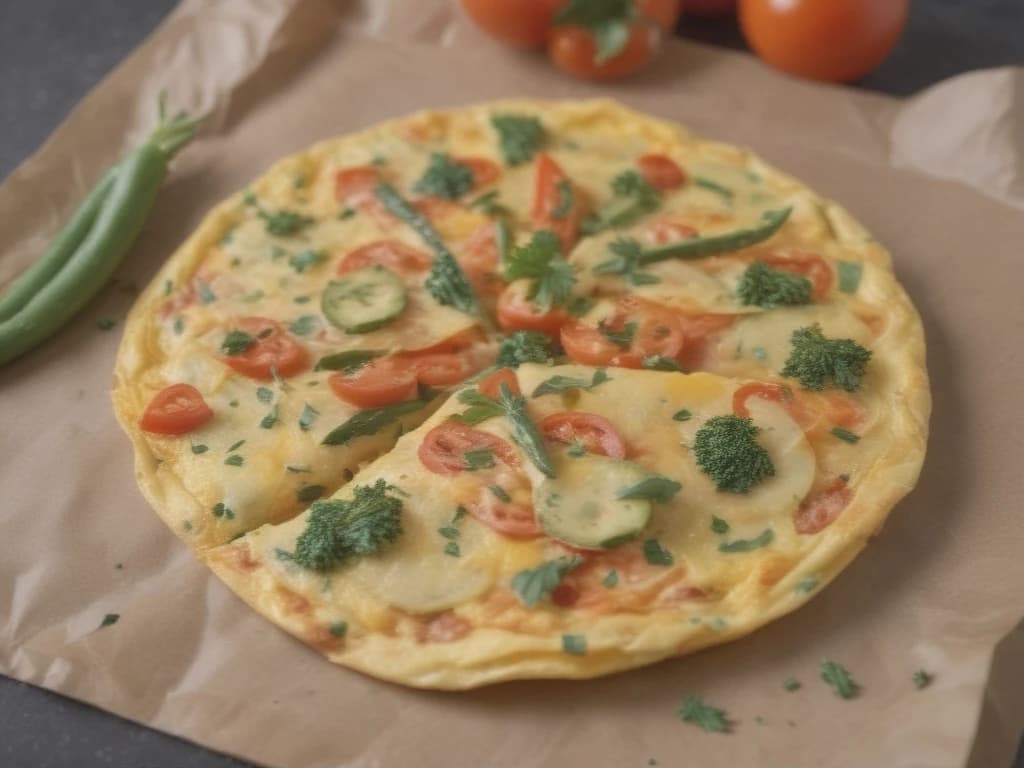 Omelete Colorida de Legumes: Sabor e Vitalidade