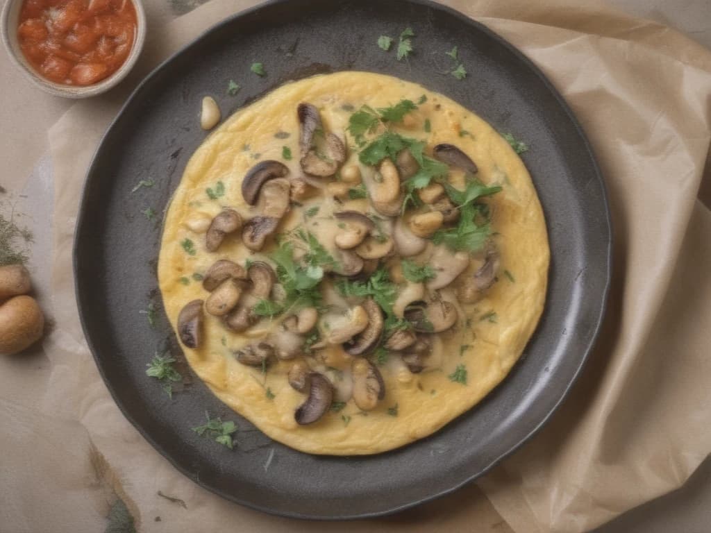 Omelete de Cogumelos: Sabor e Tradição Brasileira