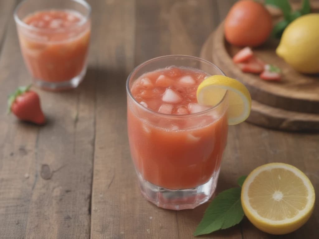 Receita de Limonada de Morango Refrescante