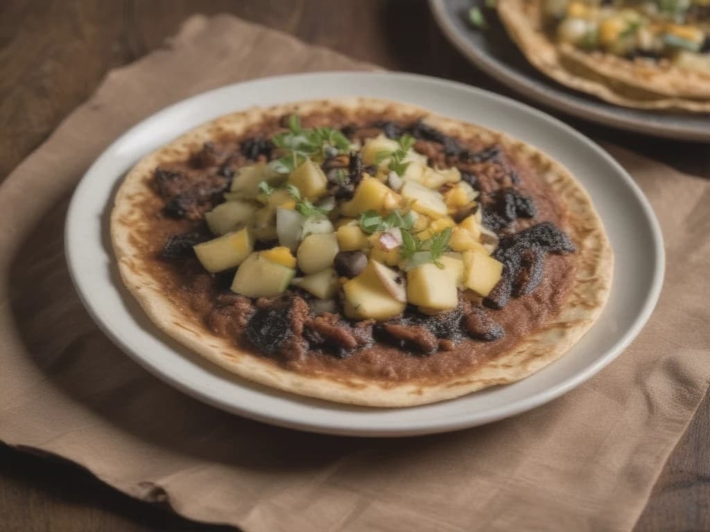 Receita Irresistível de Tostadas de Feijão Preto