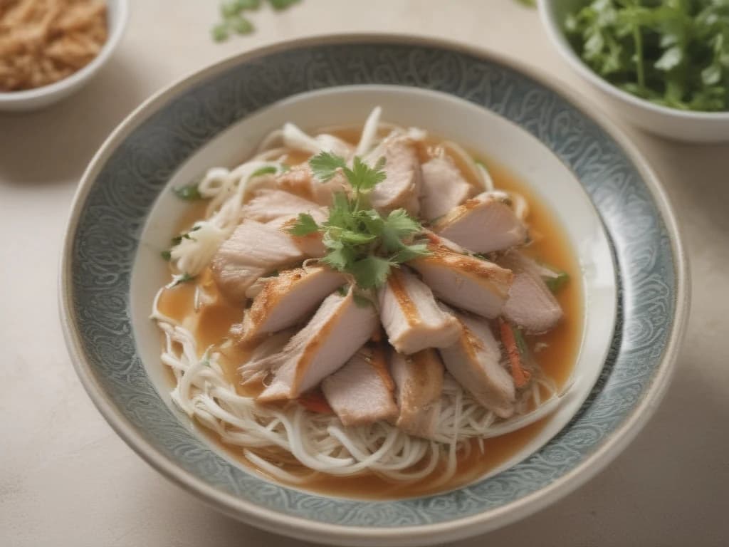 Receita Tradicional de Pho com Frango
