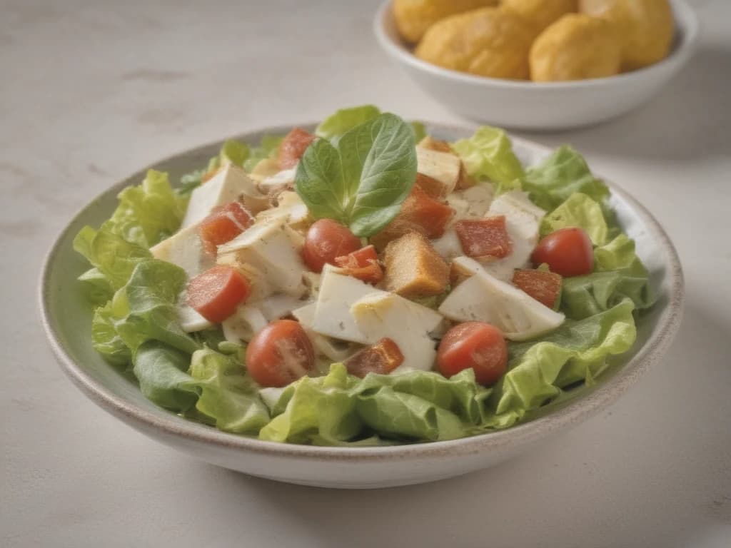 Receita Tradicional de Salada Caesar