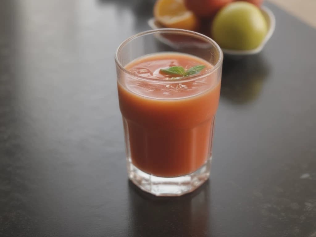 Refrescante Suco de Laranja Natural