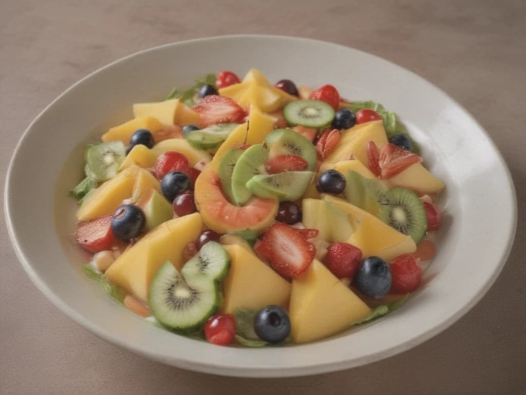 Salada Refrescante de Frutas Tropicais