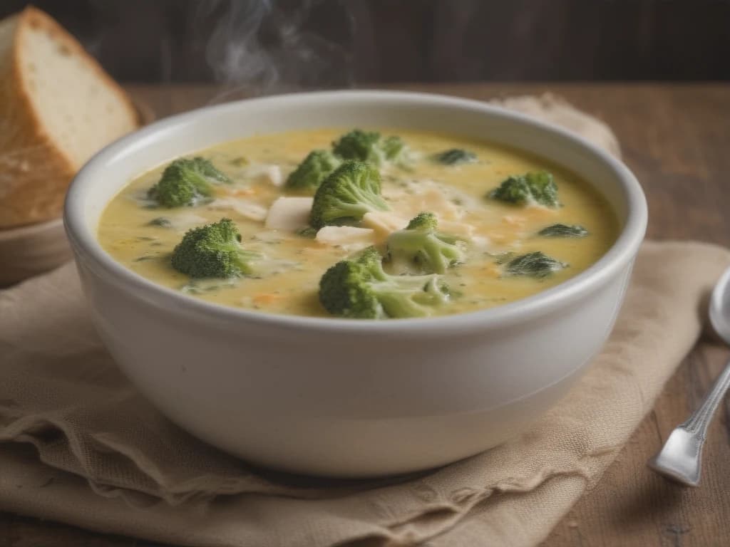 Sopa Aveludada de Brócolis e Queijo: Conforto Cremoso