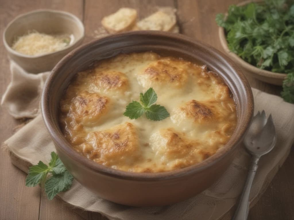 Sopa de Cebola Gratinada: Conforto em Cada Colher