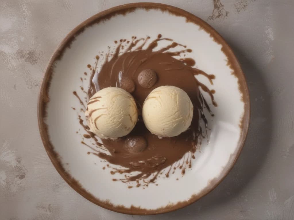Sorvete Caseiro de Chocolate Cremoso
