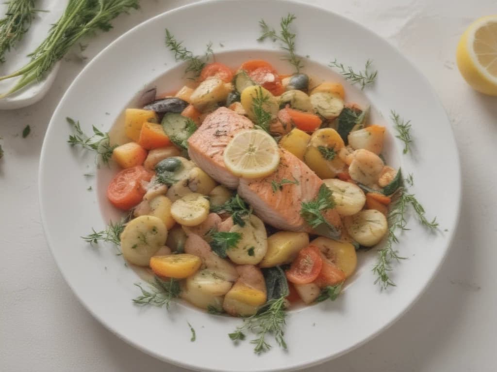 Tigela Conforto de Salmão e Veggies: Jantar Saudável Rápido