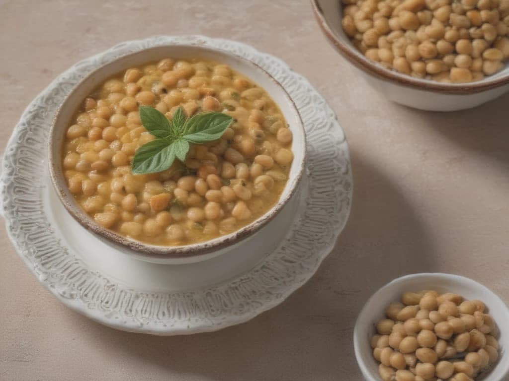 Tigela Vibrante de Grãos e Lentilhas com Assados Aromáticos