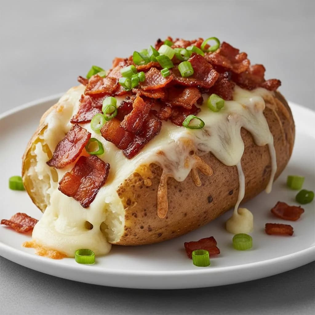 Batata Recheada com Bacon