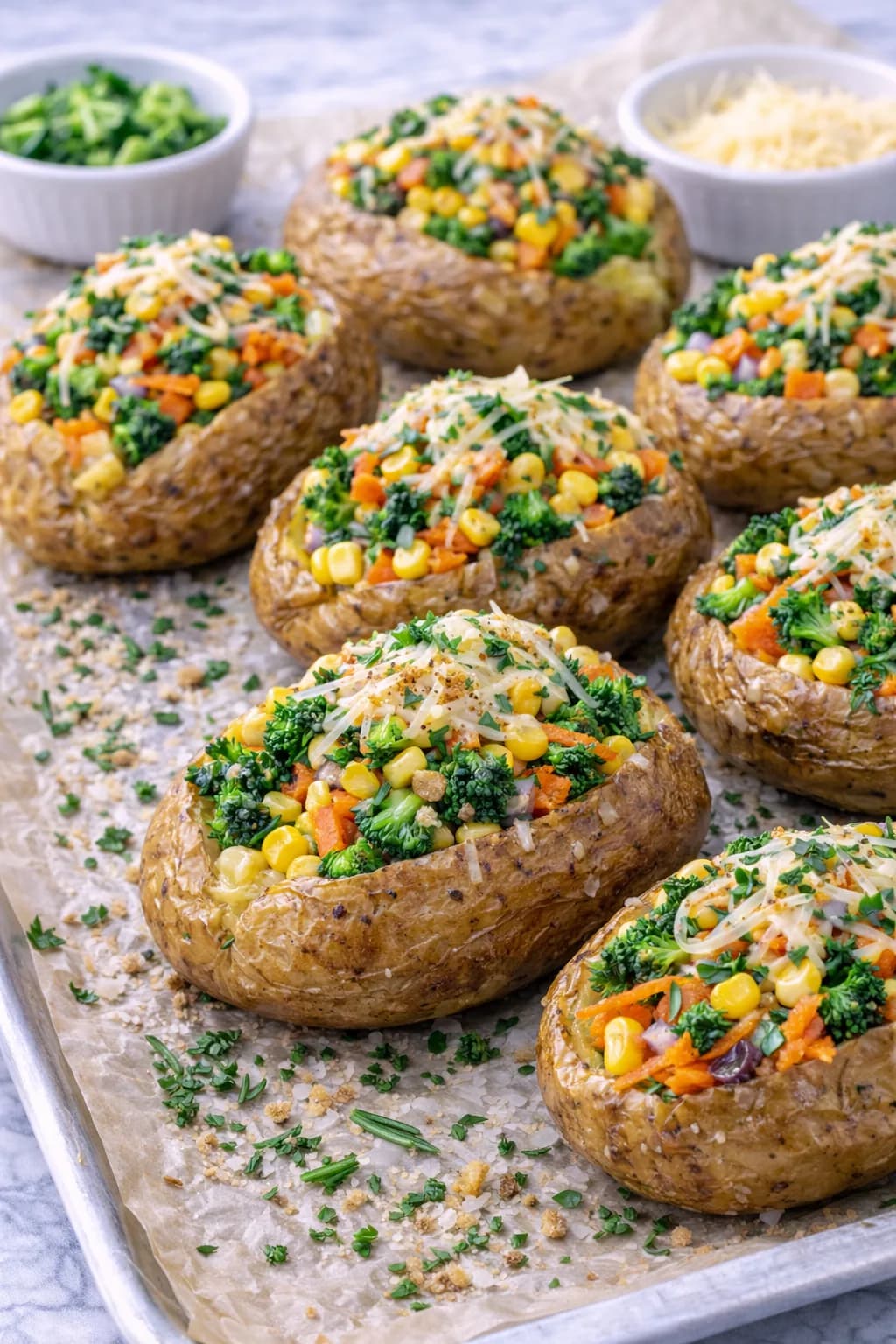Batata Recheada com Vegetais: Uma Delícia Saudável