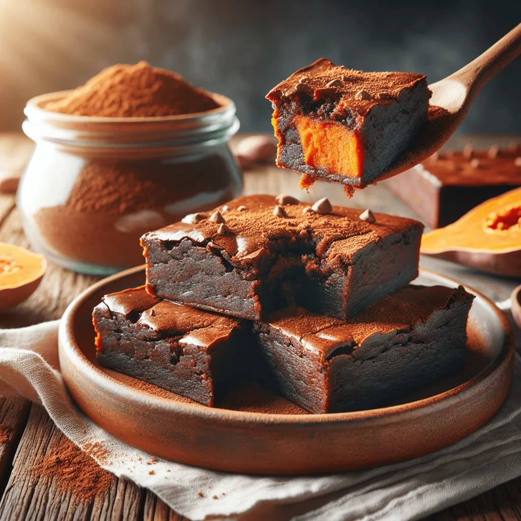 Delicioso Brownie de Batata-Doce: Sabor e Saúde em Um Só Bocado