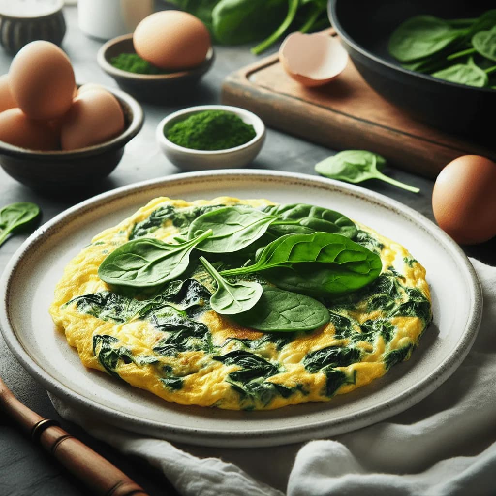 Omelete de Espinafre: Delícia e Praticidade na Cozinha