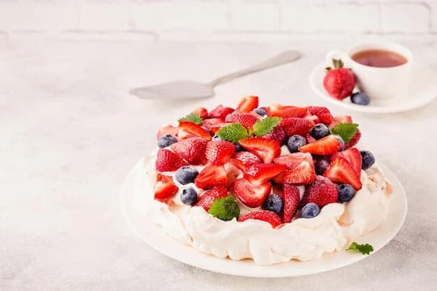 Pavlova de Morango