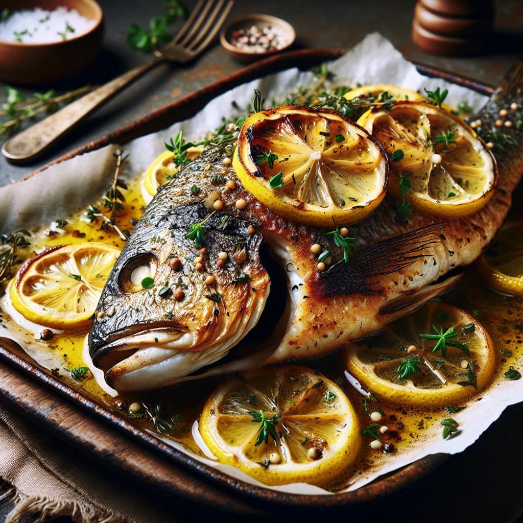 Peixe Assado com Limão e Ervas: Sabor e Simplicidade